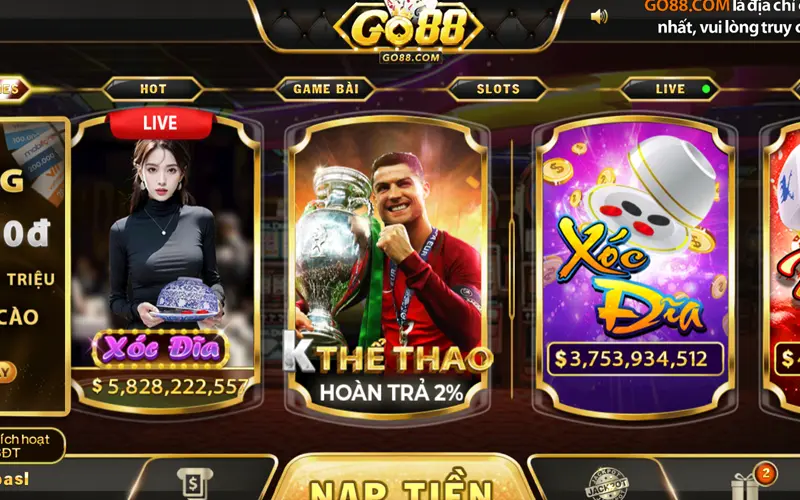 Go88 sỡ hữu kho game khủng