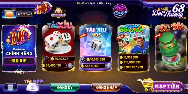 Rikvip - Hệ thống chơi game bài đổi thưởng mượt mà nhất