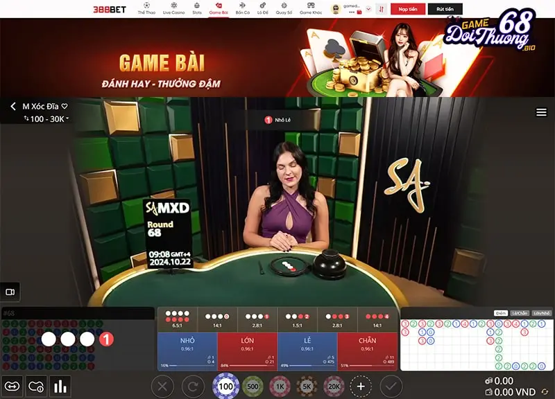 388BET – Xóc đĩa trực tuyến đẳng cấp thế giới